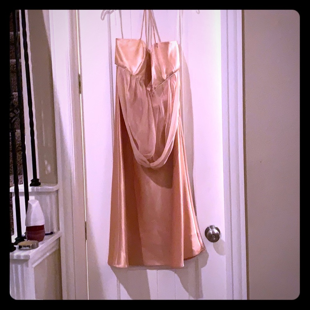 Evening or prom dress medium length